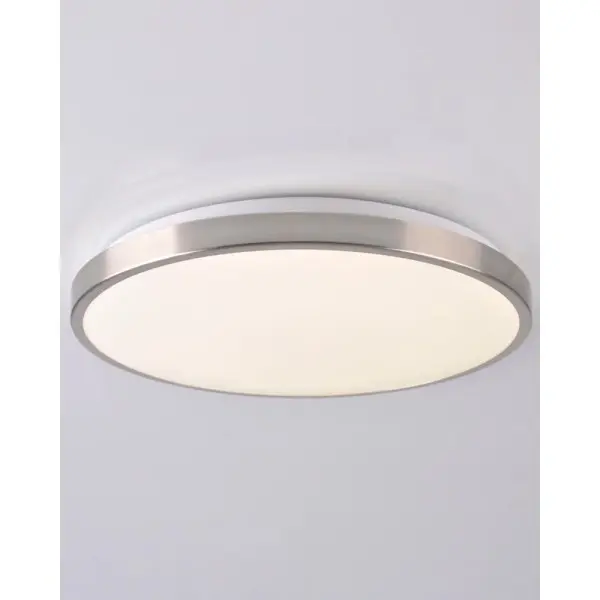 Стельовий світильник Goldlux 314895 Kern Led 1x24W 4000K 2500Lm IP20 нікелевий - фото №1 Стельовий світильник Goldlux 314895 Kern Led 1x24W 4000K 2500Lm IP20 нікелевий - фото №1