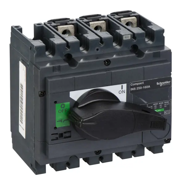 Вимикач-роз'єднувач Schneider Electric INTERPACT INS250 160А 3P (31104) Вимикач-роз'єднувач Schneider Electric INTERPACT INS250 160А 3P (31104)