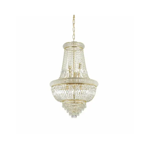 Люстра подвесная Ideal Lux Dubai sp10 ottone 207216
