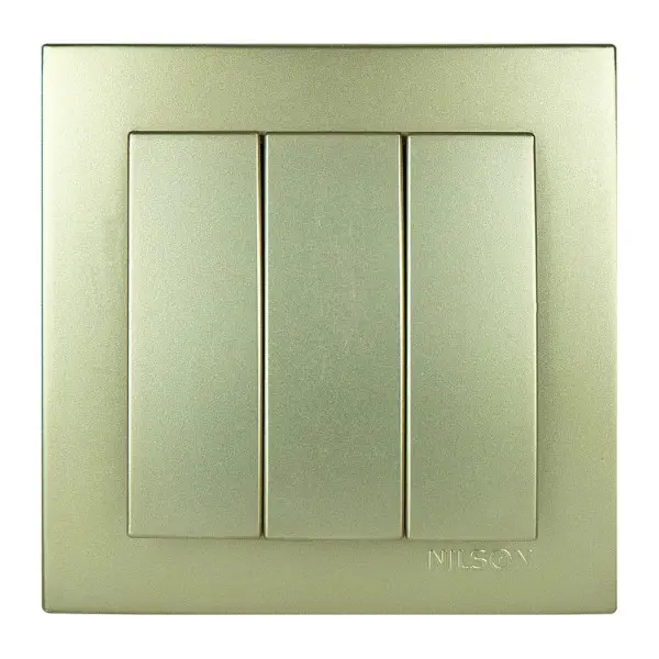 Вимикач Nilson Touran золото 3кл ( 24151066 )