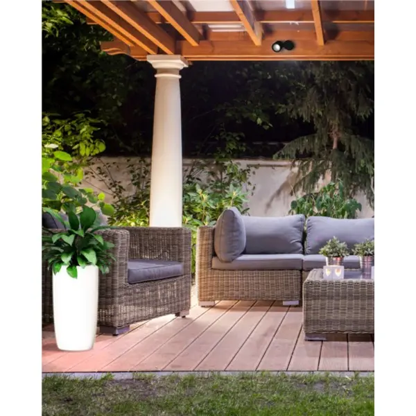 Вуличний світильник Nowodvorski 39712 Flowerpot M E27 1x25W IP44 білий - фото №4 Вуличний світильник Nowodvorski 39712 Flowerpot M E27 1x25W IP44 білий - фото №4