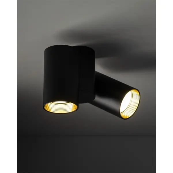 Світильник поворотний, спот TK Lighting 10974 Amis GU10 2x10W IP20 чорний - фото №1