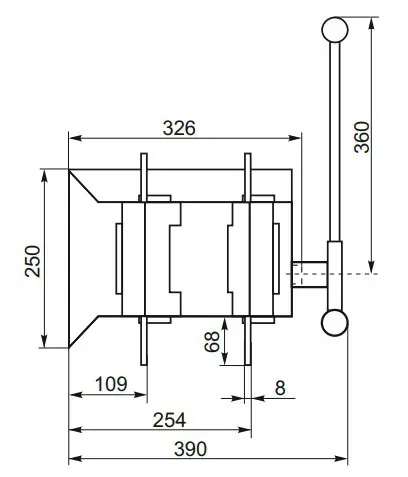 Устройство автоматического ввода резерва CNC YCS1-1250А 3Р 415В (Б00037976) - фото №1