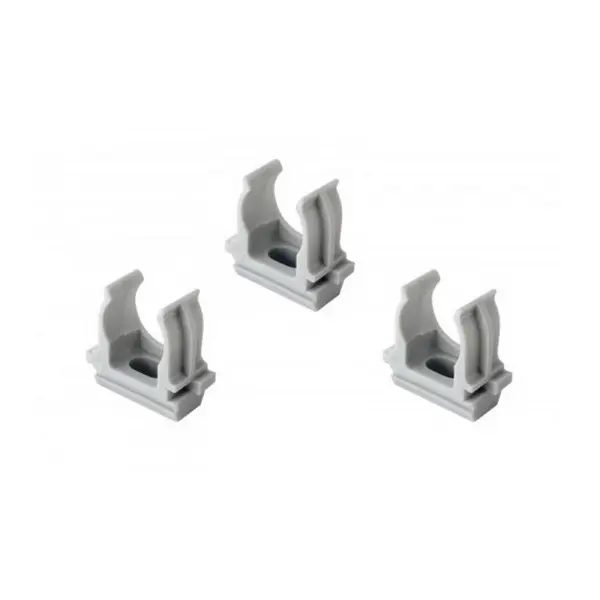 Кріплення для гофрованої труби 20мм світло-сіре СКІМ ( С1401002 )