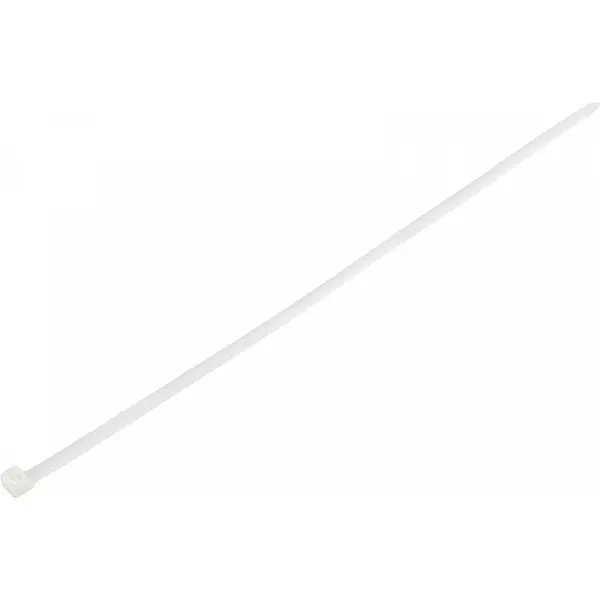 Нейлоновий хомут Аско-Укрем 5x500 білий (100шт)