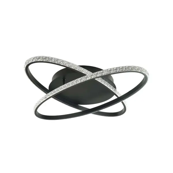 Люстра Goldlux 336729 Diana LED 1x34W 4000K 4500Lm IP20 чорна Люстра Goldlux 336729 Diana LED 1x34W 4000K 4500Lm IP20 чорна