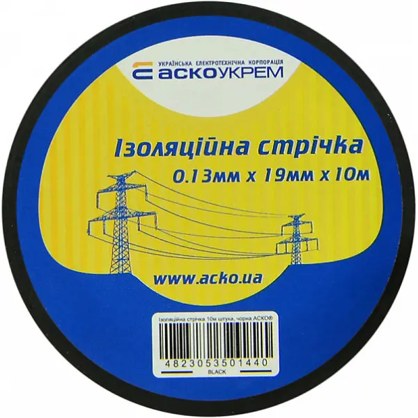 Изоляционная лента Аско-Укрем 0,13x19мм/10м черная (A0150020037) - фото №3