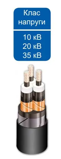 Кінцева муфта Sicame EUETH Tp 42 70-150 1200 CM 42кВ зовнішнього встановлення з наконечниками (530510) - фото №1