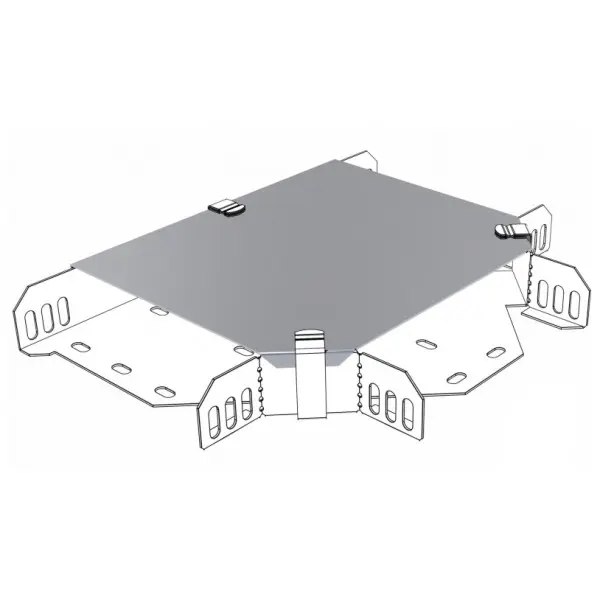 Кришка на Т-подібний горизонтальний відгалужувач METAKSAN KKT 50 10 PG 500мм 1мм - фото №1