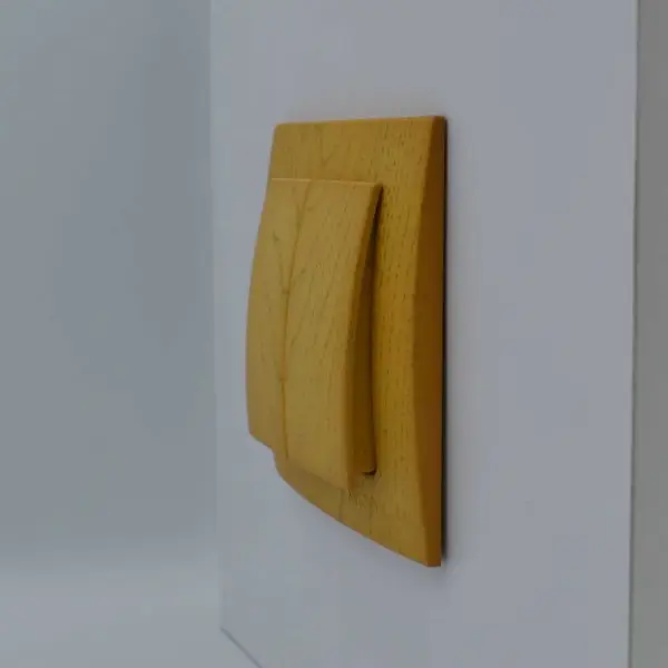 Вимикач Nilson Touran клен 2кл ( 24281003 ) - фото №2