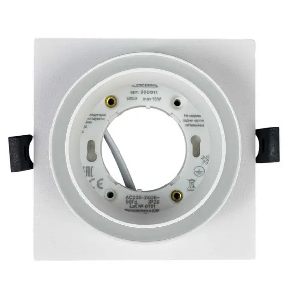 Светильник точечный Violux TORONTO-S GX53 IP20 белый ( 131010 ) - фото №1