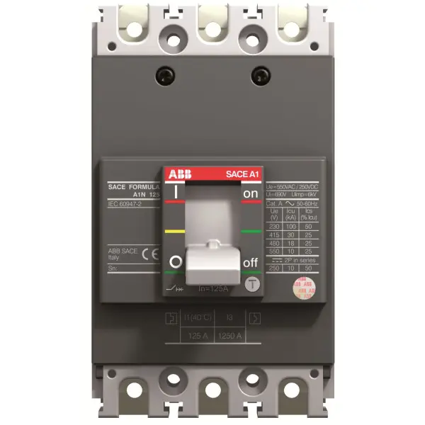 Автоматический выключатель ABB Formula A1B 125 TMF 125-1250 3p F F - фото №1 Автоматический выключатель ABB Formula A1B 125 TMF 125-1250 3p F F - фото №1