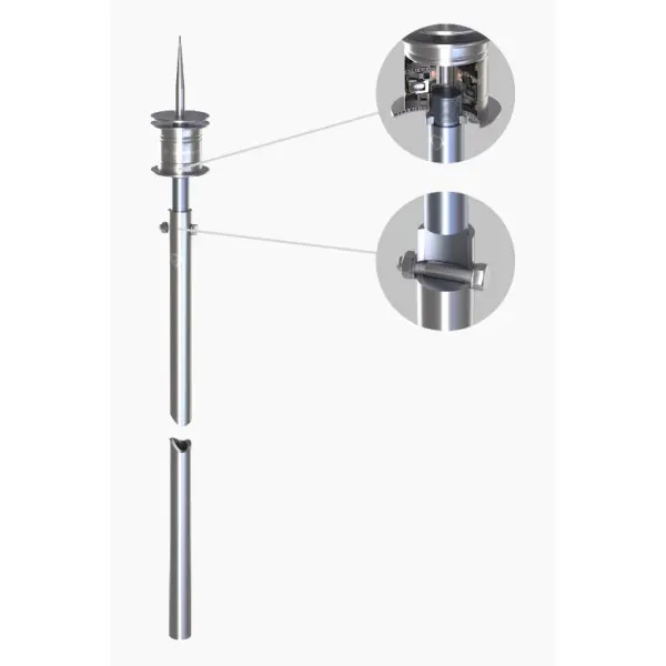 Блискавкоприймач на тринозі Leo Lightman для ESE 6м Ni (422603) - фото №1
