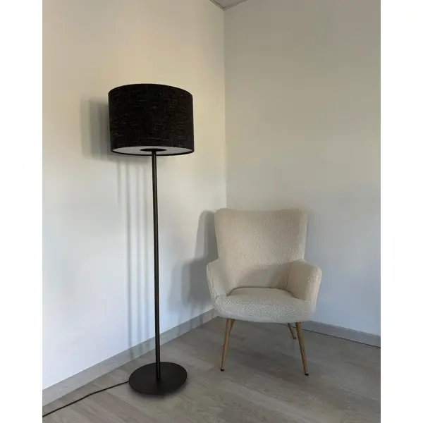 Торшер Nowodvorski 11663 Amarela E27 1x25W IP20 графітовий - фото №2