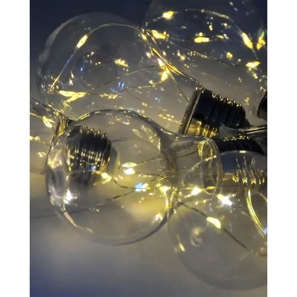 Гірлянда на батарейках Goldlux 312105 Smolder LED 2700K IP20 прозора - фото №3