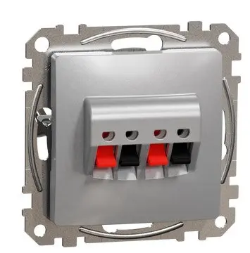Аудиорозетка Schneider Electric Sedna Design & Elements алюминий SDD113411 Аудиорозетка Schneider Electric Sedna Design & Elements алюминий SDD113411