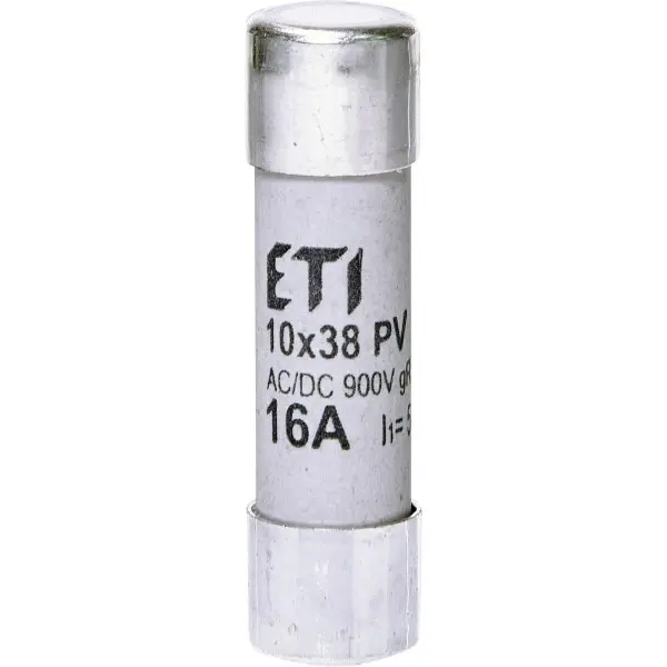 Предохранитель ETI 002625033 CH 10x38 gR-PV 16A 900V (50kA)
