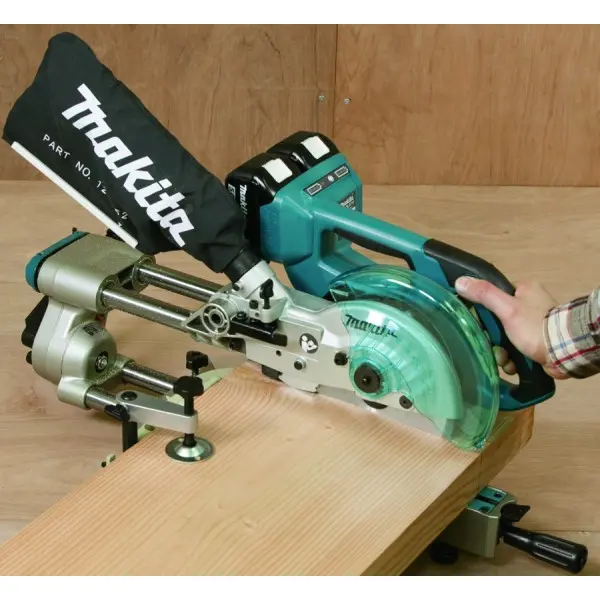 Акумуляторна торцювальна пилка Makita DLS714Z 18В - фото №1 Акумуляторна торцювальна пилка Makita DLS714Z 18В - фото №1