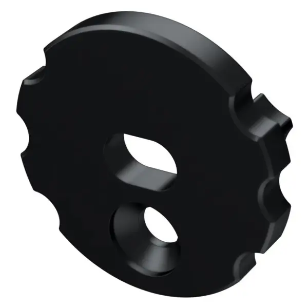 Заглушка Lumines для типу MICO з отвором чорний - фото №1