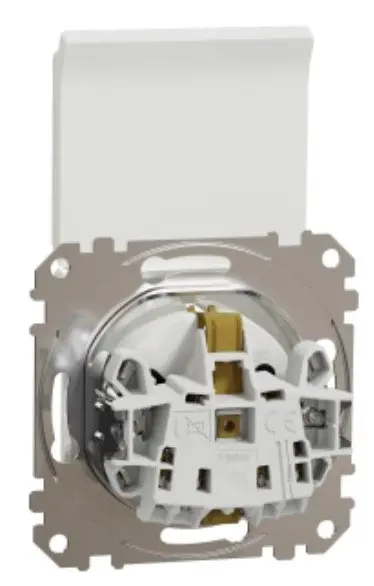 Розетка Schneider Electric Sedna Design & Elementsс заземлением шторками и крышкой белая SDD111024 - фото №1 Розетка Schneider Electric Sedna Design & Elementsс заземлением шторками и крышкой белая SDD111024 - фото №1