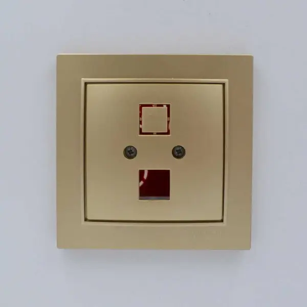 Розетка Nilson Thor золото комп'ютерна без модуля ( 27151042 ) - фото №1