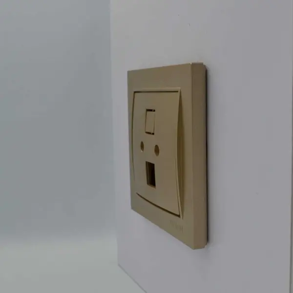 Розетка Nilson Thor золото комп'ютерна без модуля ( 27151042 ) - фото №2