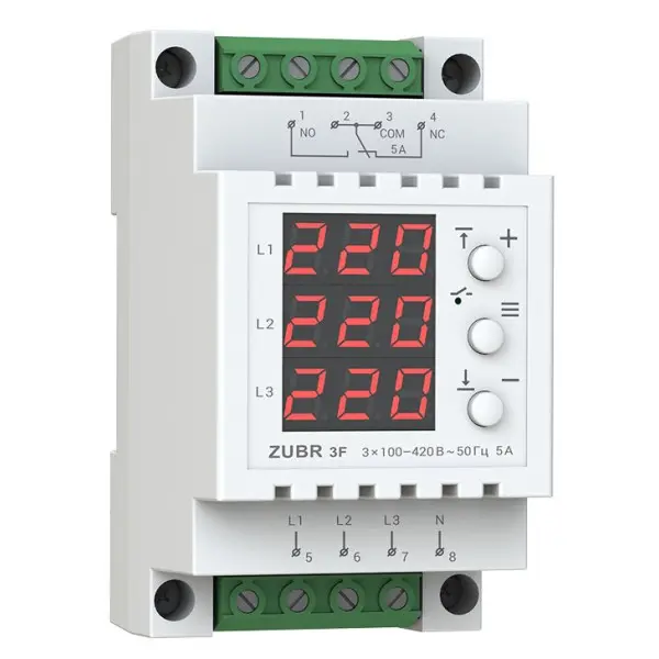 Реле контроля фаз ZUBR 3F