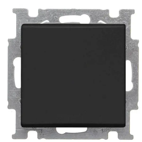 Однокнопковий прохідний вимикач ABB Basic 55 2CKA001012A2179 2006/6 UC-95-507 (чорний шато) Однокнопковий прохідний вимикач ABB Basic 55 2CKA001012A2179 2006/6 UC-95-507 (чорний шато)