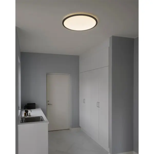 Світильник стельовий Nordlux 50066103 Oja LED 1x28W 2700K 3200Lm IP20 чорний - фото №1
