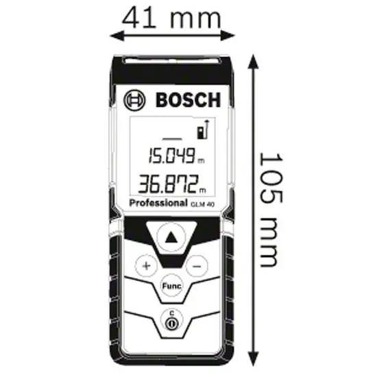 Дальномер Bosch GLM 40 - фото №7