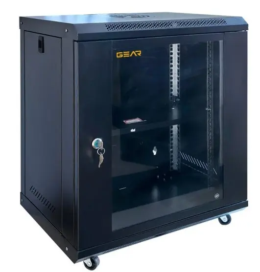 Серверный шкаф с полкой GEAR GWMSN-12U-600-600 12U 600x600мм