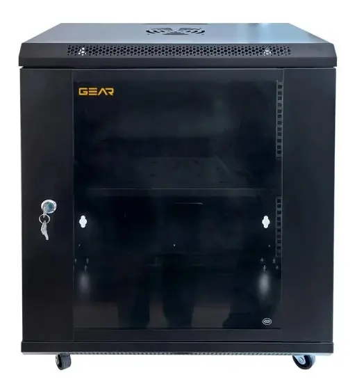 Серверный шкаф с полкой GEAR GWMSN-12U-600-600 12U 600x600мм - фото №1