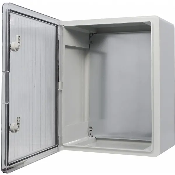 Ударостійкий корпус з АБС-пластику Аско-Укрем UBox 400x500x180мм (прозорі дверцята)