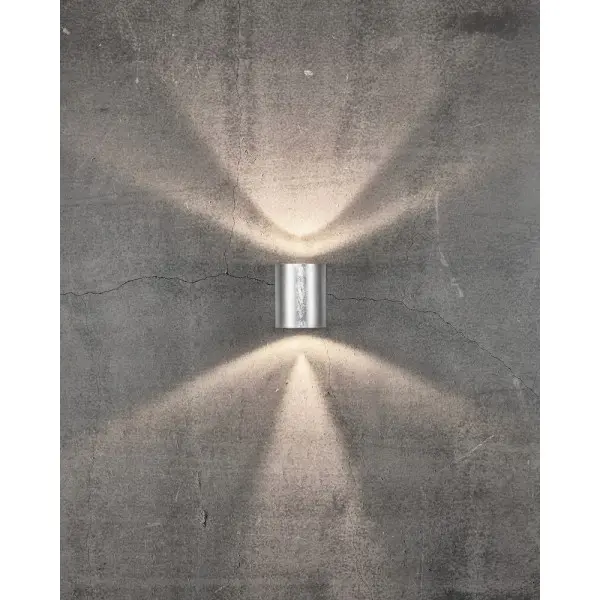 Вуличний світильник Nordlux 49701031 Canto LED 2x10.6W 3000K 500Lm IP44 сріблястий - фото №2 Вуличний світильник Nordlux 49701031 Canto LED 2x10.6W 3000K 500Lm IP44 сріблястий - фото №2