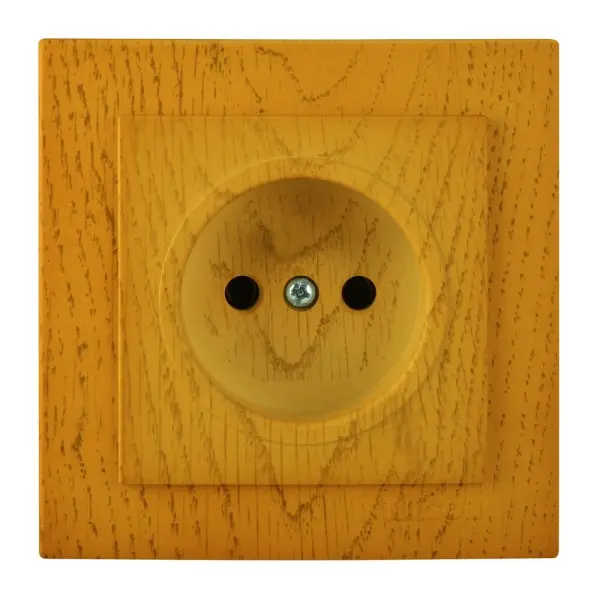 Розетка Nilson Touran дуб 1-я без заземления ( 24251015 )