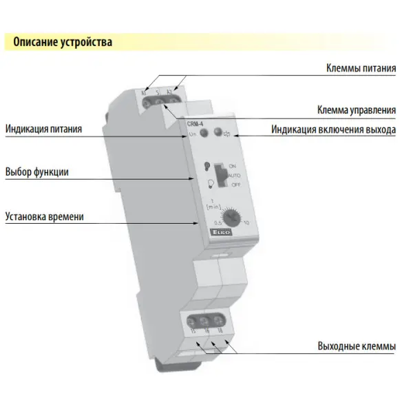 Реле сходове Elko-Ep CRM-4 - фото №5
