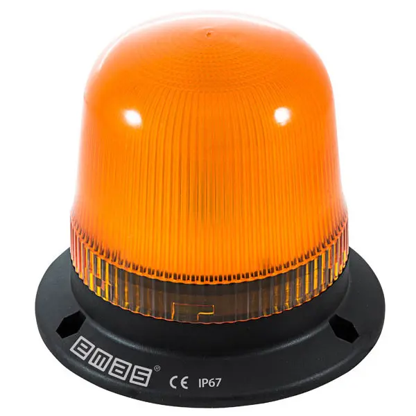 Мультифункциональный проблесковый маяк EMAS IT120Y024 Ø120 24В AC/DC желтый