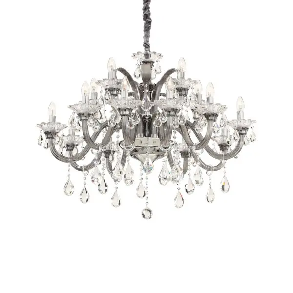 Люстра Ideal Lux 81526 Colossal E14 15x40W IP20 хром Люстра Ideal Lux 81526 Colossal E14 15x40W IP20 хром