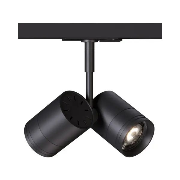 Трековий світильник Kloodi KD-5050/02-2L-BK Track GU10 IP20 чорний