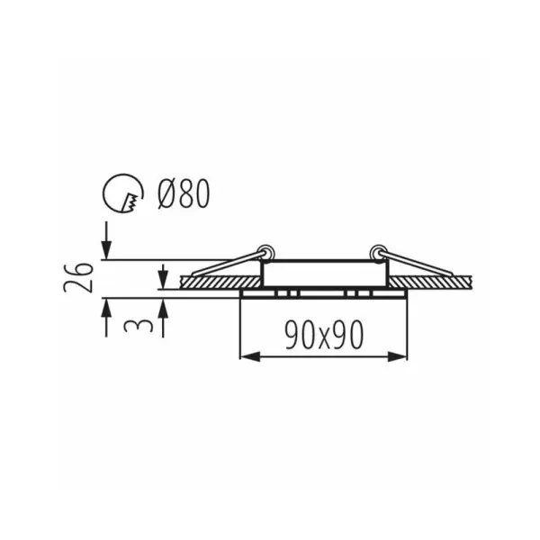 Точечный светильник Kanlux 19458 Seidy GX5.3 1x50W IP20 - фото №2