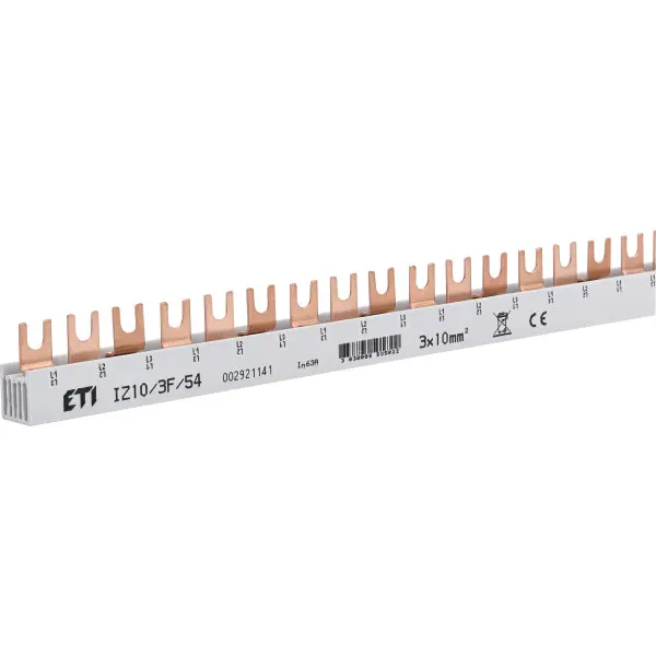 Шина питания ETI 2921141 IZ 10/3F/54 3р (1m) Шина питания ETI 2921141 IZ 10/3F/54 3р (1m)