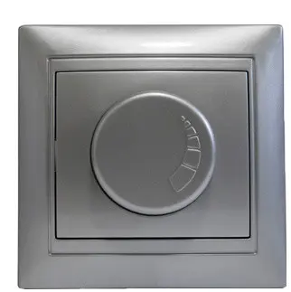 Светорегулятор Elcor Emily 9215 (211590) 600Вт (серый металлик) Светорегулятор Elcor Emily 9215 (211590) 600Вт (серый металлик)