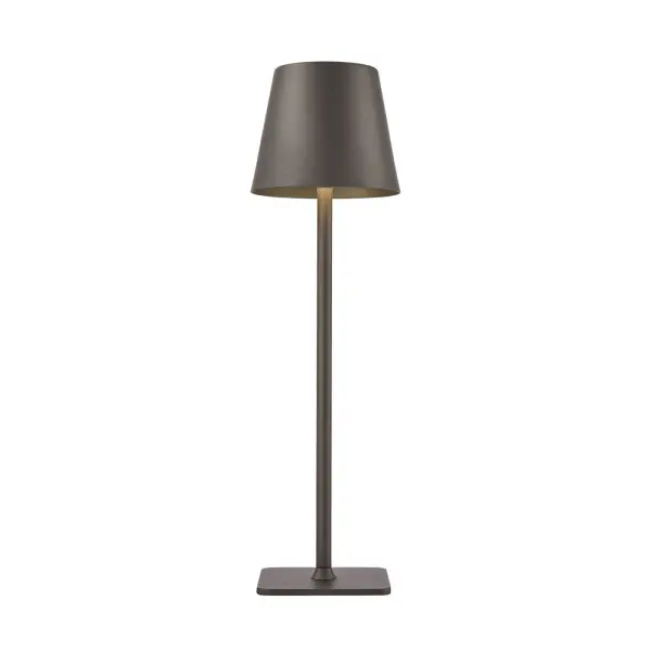 Настольная лампа с аккумулятором Italux TB-2821-GR Atlis LED 1x5W 3000-6500K 300Lm IP54 графитовая