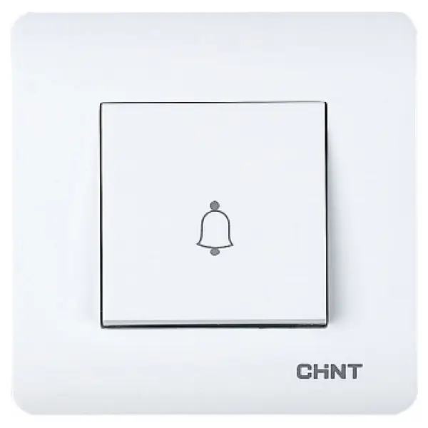 Выключатель дверного звонка Chint NEW3 белый (715387)