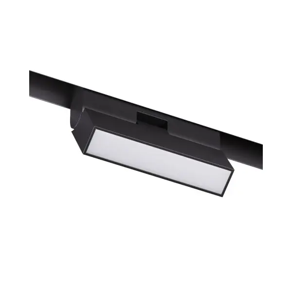 Магнітний трековий світильник Kloodi KDMG-BOOK112 PC 6W 3K BK LED 840Lm IP20 чорний - фото №1