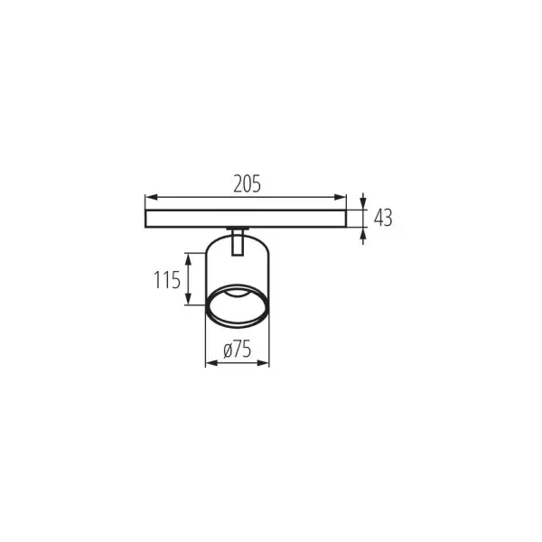Трековий світильник Kanlux 33131 ATL1 LED 18W 3000K 1700Lm IP20 Bl - фото №3 Трековий світильник Kanlux 33131 ATL1 LED 18W 3000K 1700Lm IP20 Bl - фото №3