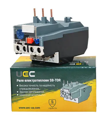 Реле электротепловое UEC SB-TOR 0,25-0,4А - фото №1