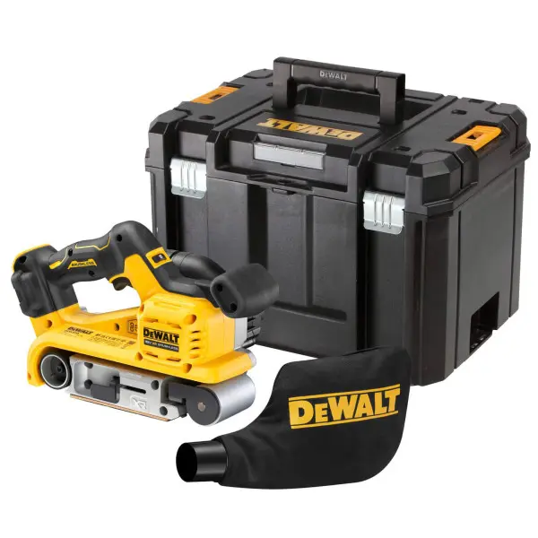 Ленточная бесщеточная шлифмашина DeWALT DCW220NT XR Li-lon 18В размер ленты 75х533мм - фото №8 Ленточная бесщеточная шлифмашина DeWALT DCW220NT XR Li-lon 18В размер ленты 75х533мм - фото №8