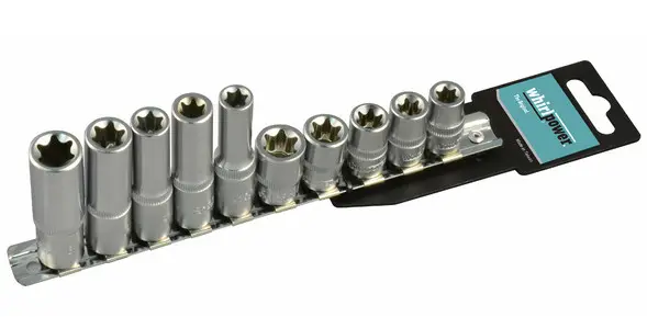 Набор головок Whirlpower 1612-2810 (23360) Е5-Е10 1/4" (10шт)