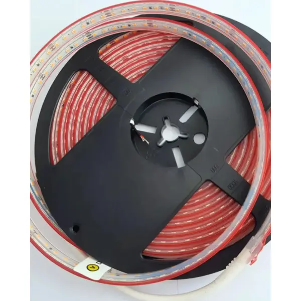 Светодиодная лента D8120-12V-8mm-WW 8W 5m LED 3000K 849Lm IP67 - фото №2